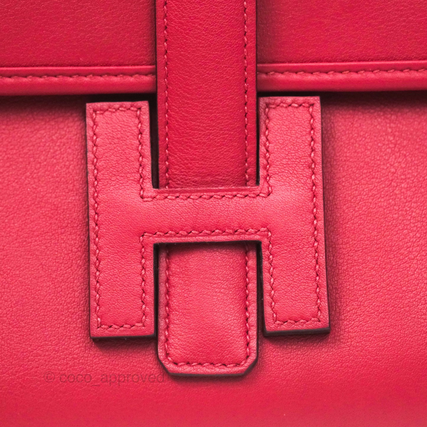 Hermès Jige Elan 29 Clutch Rouge Garance