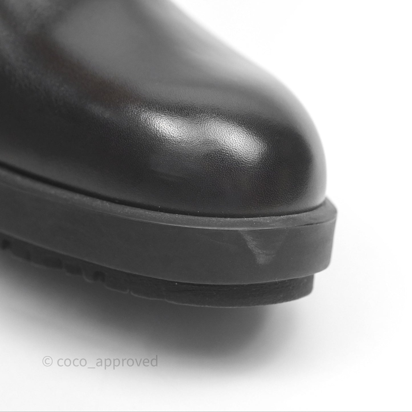 Hermès Kross Training Boots Moka Brown Calfskin Size 35