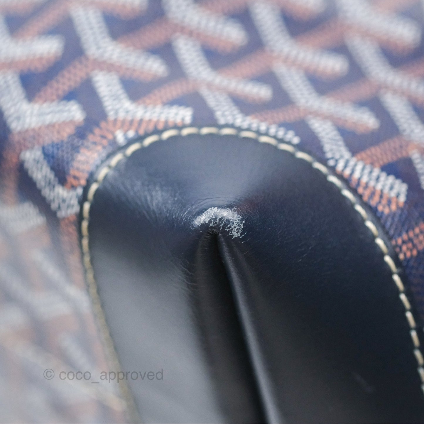 Goyard Goyardine Bellechasse PM Navy