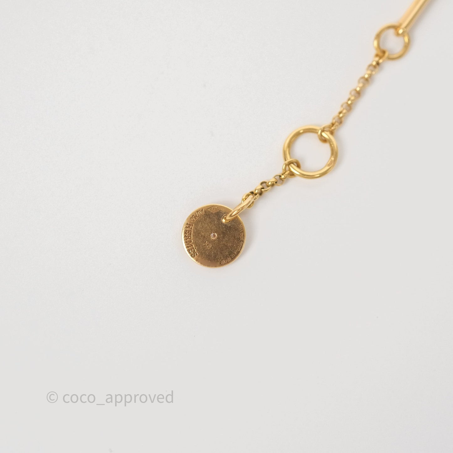 Hermes Gambade Bracelet Diamond 18K Rose Gold