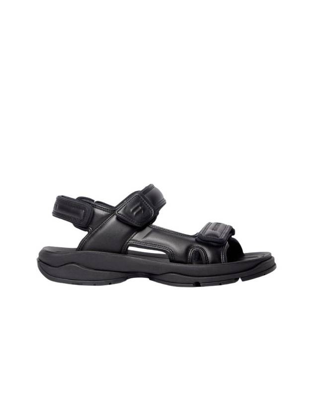 Luxury Balenciaga Tourist Sandals Black