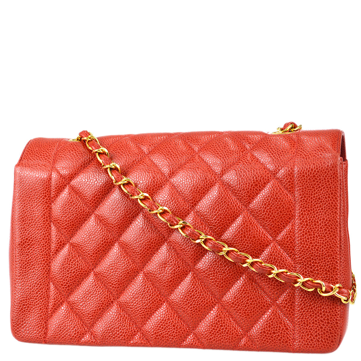 Luxury Chanel 1991-1994 Caviar Medium Diana Shoulder Bag