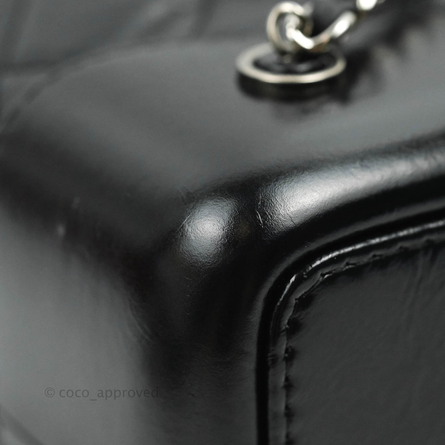 Chanel Small Gabrielle Backpack Black Aged Calfskin