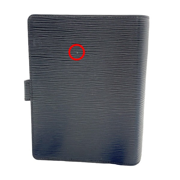 LOUIS VUITTON Notebook cover R20202 Epi Leather Noir Notebook case Epi Agenda MM mens()
