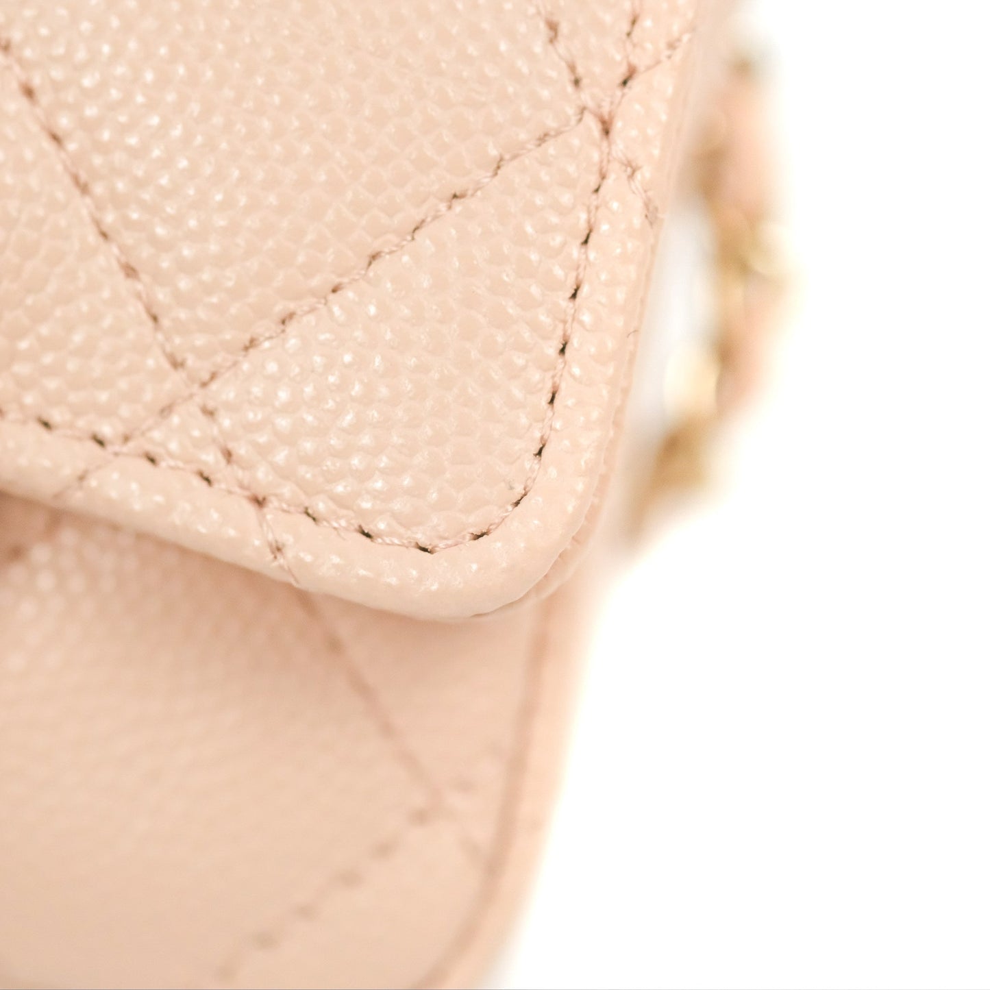 Chanel Classic Quilted Belt Bag Light Pink Caviar Gold Hardware