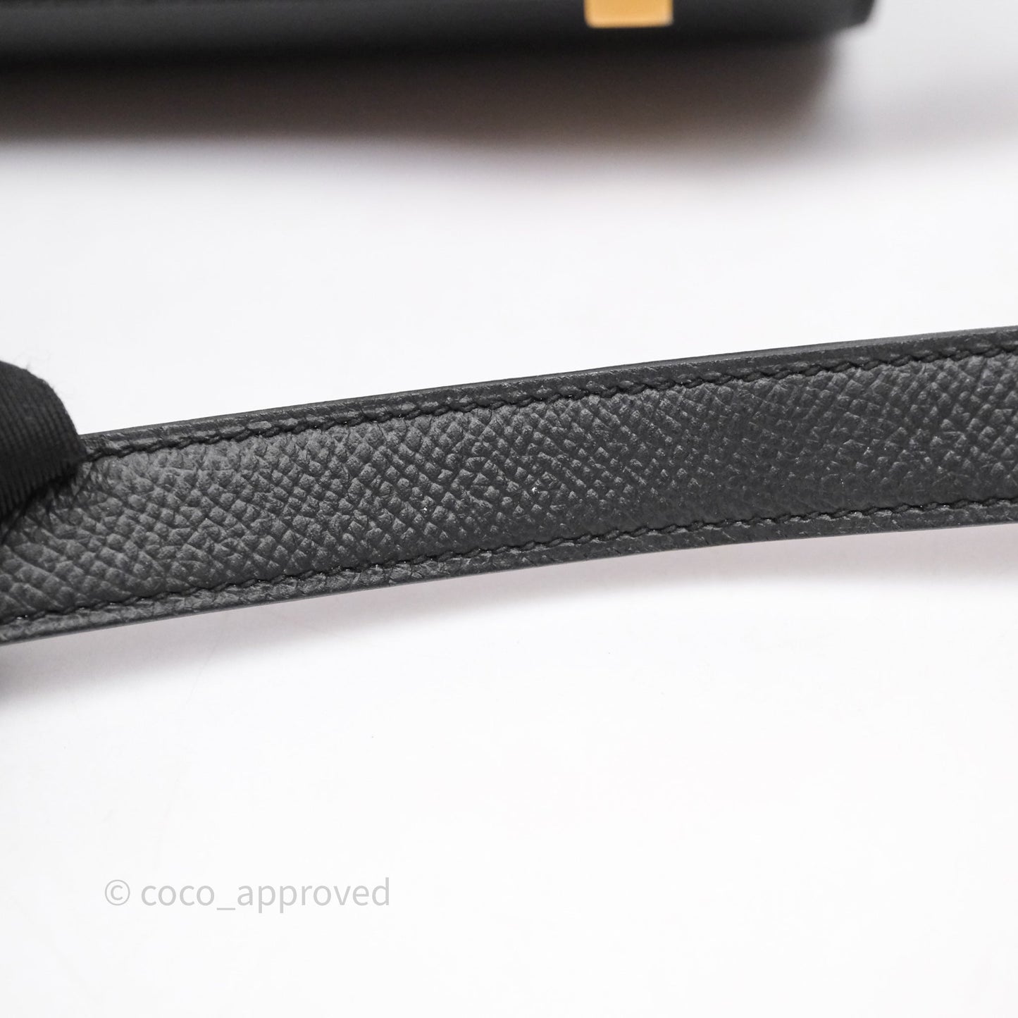 Hermès Constance 24 Noir 89 Epsom Gold Hardware