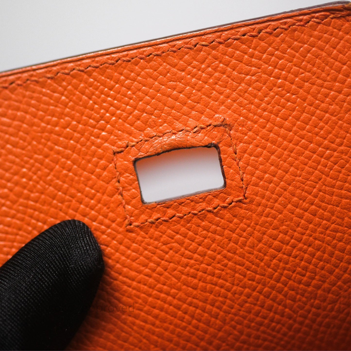 Hermès Birkin 30 Retourne Orange Epsom Palladium Hardware