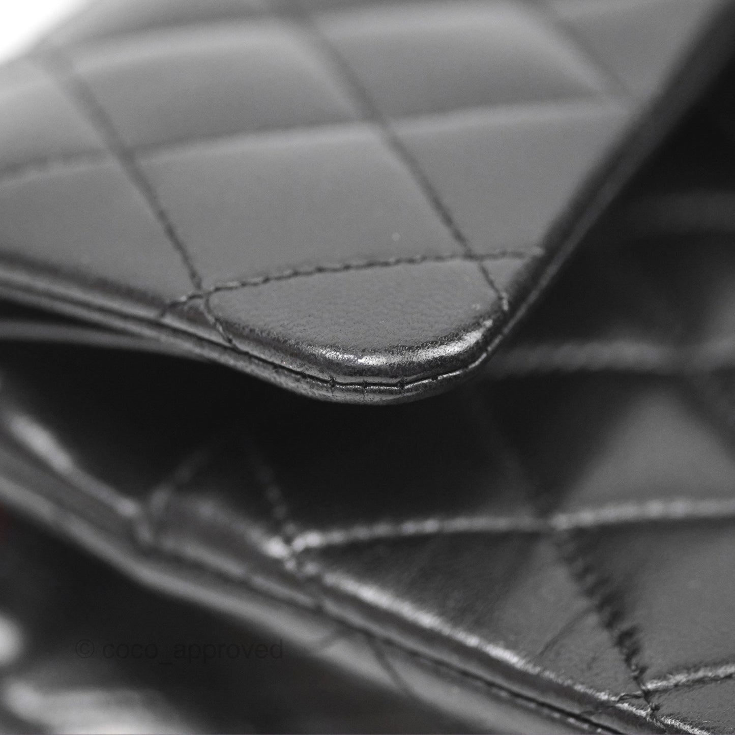 Chanel Small S/M Classic Flap Black Lambskin Silver Hardware