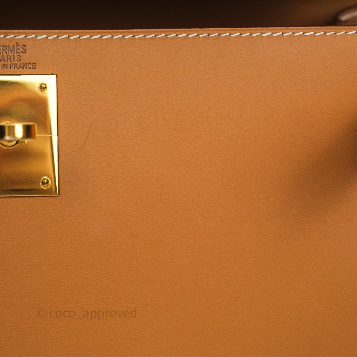 Hermès Kelly II 28 Sellier Gold 37 Chamonix Leather Gold Hardware