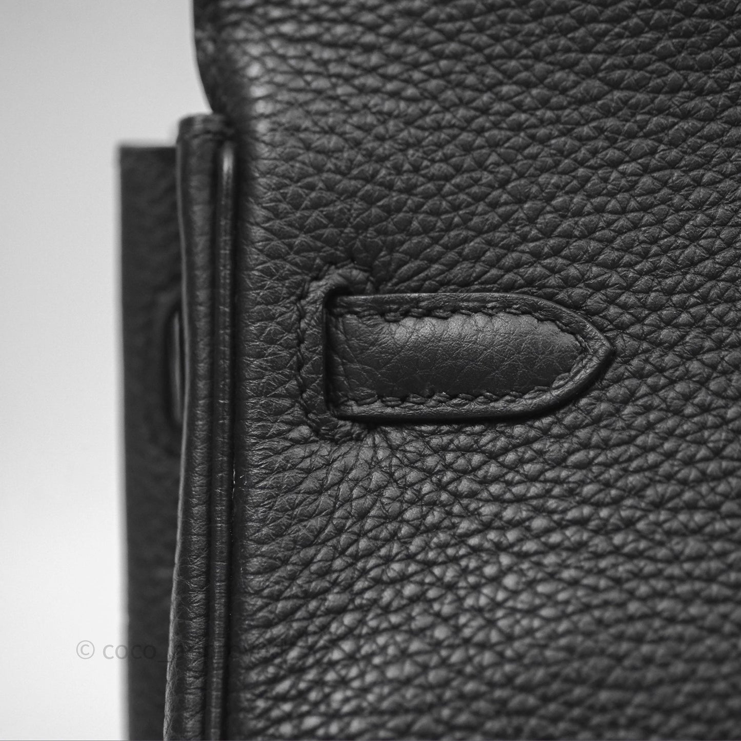 Hermès Retourne Birkin 25 Noir Togo Gold Hardware