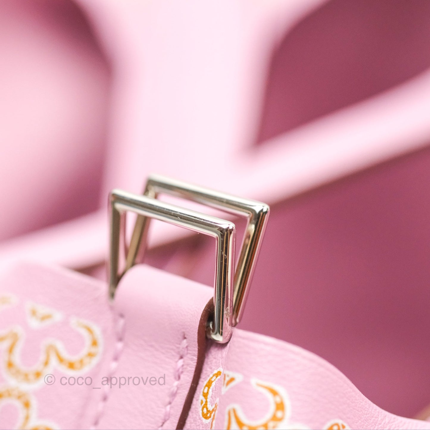 Hermès Picotin Lock 18 Lucky Daisy Mauve Sylvestre Swift Palladium Hardware