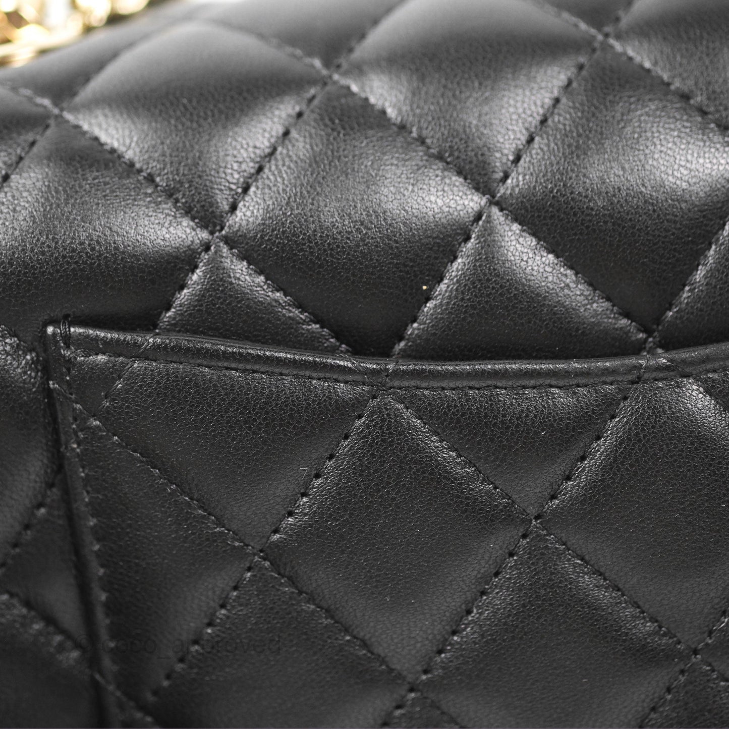 Chanel Quilted Mini Rectangular Flap With Charms Black Lambskin Gold Hardware 21C