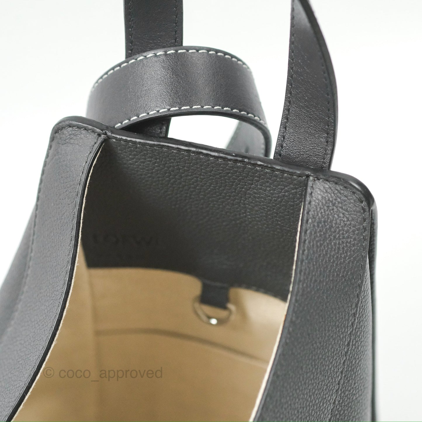 Loewe Hammock Small Asphalt Grey Shoulder Bag