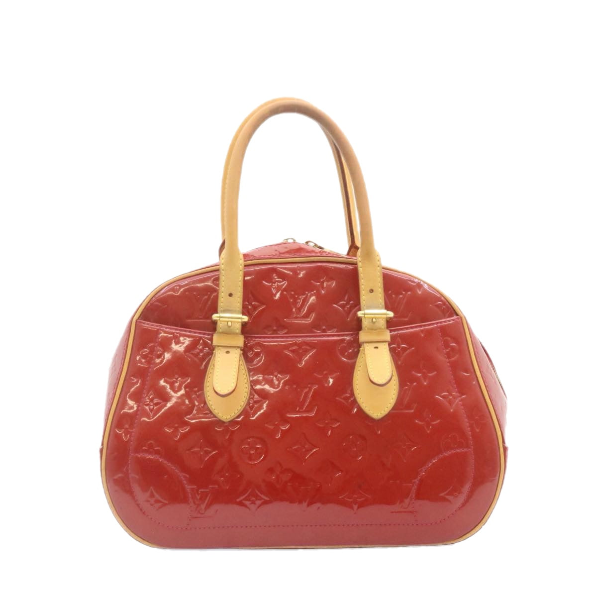 LOUIS VUITTON Vernis Summit drive Hand Bag Pomme D'amour M93513 LV 23393