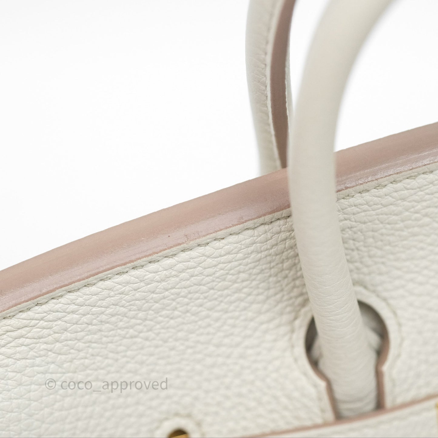 Hermès Birkin 25 Retourne Beton Togo Gold Hardware