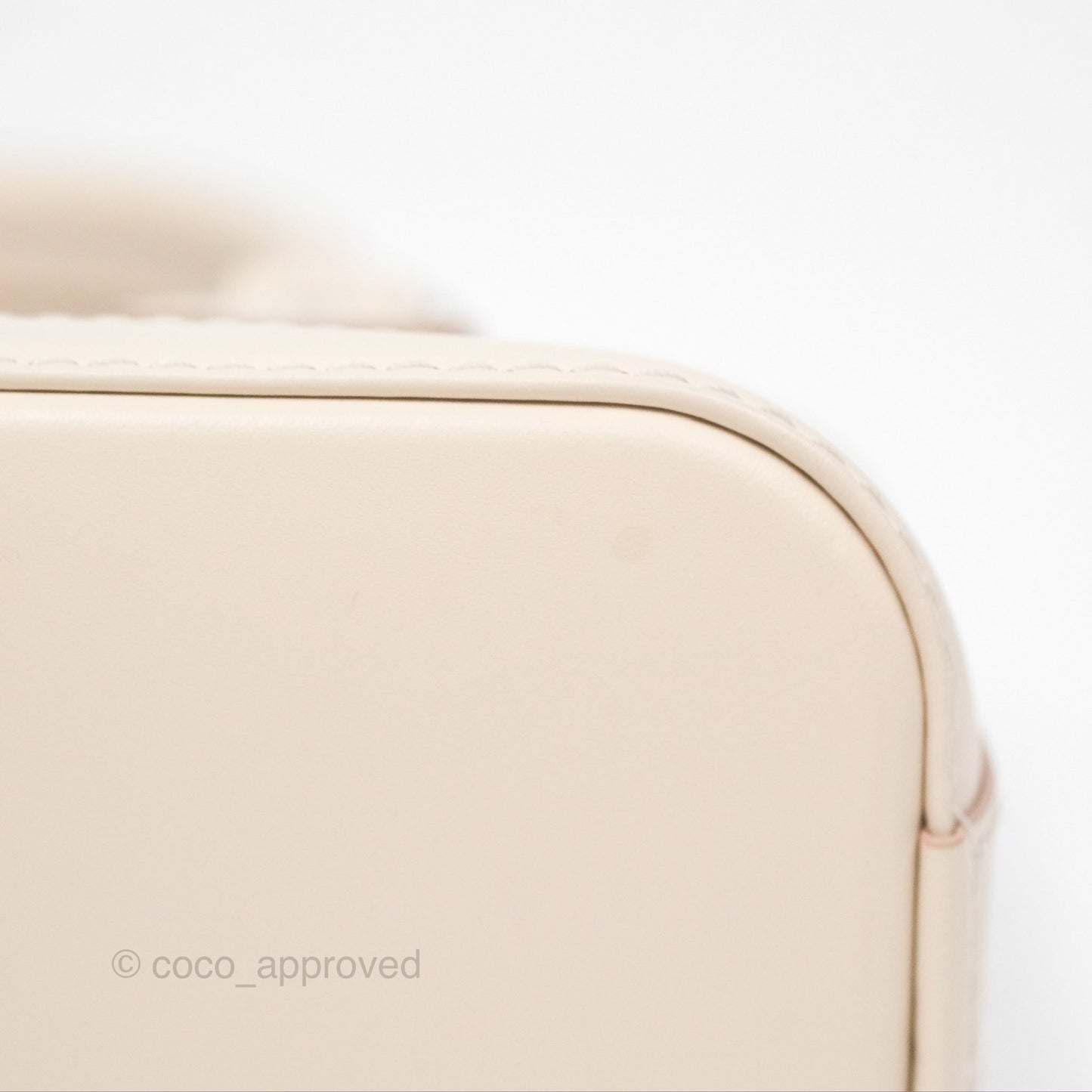 Louis Vuitton Alma Nano Quartz Silver Hardware