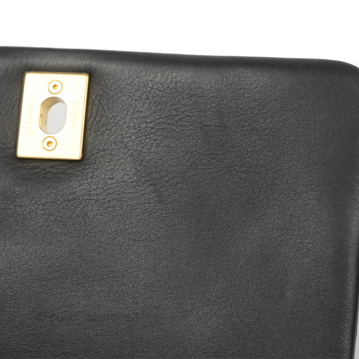 Chanel Small Day Trip Quilted Black Calfskin Gold Hardware