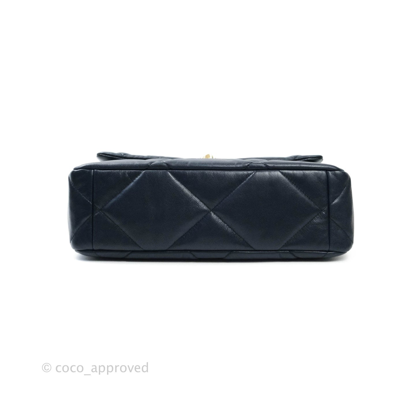 Chanel 19 Medium Navy Mixed Hardware Goatskin