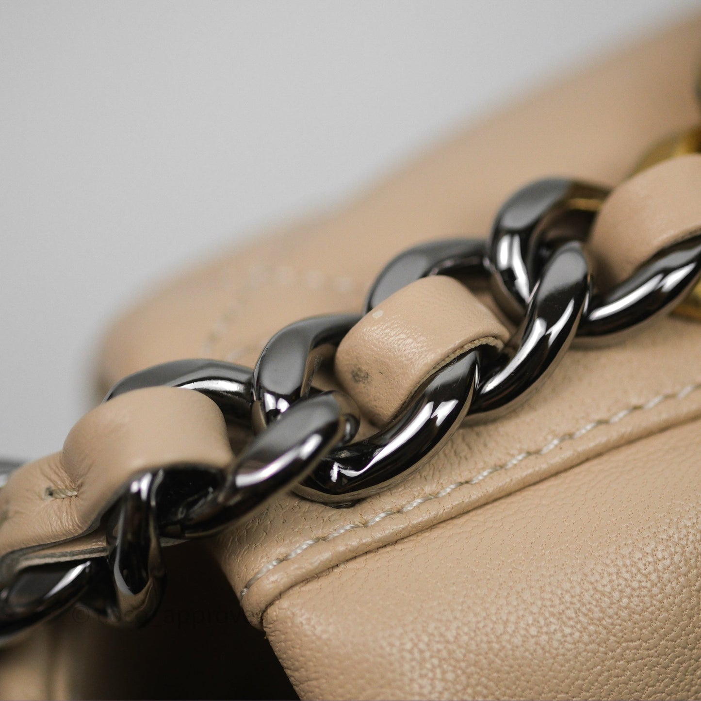 Chanel 19 Small Beige Mixed Hardware