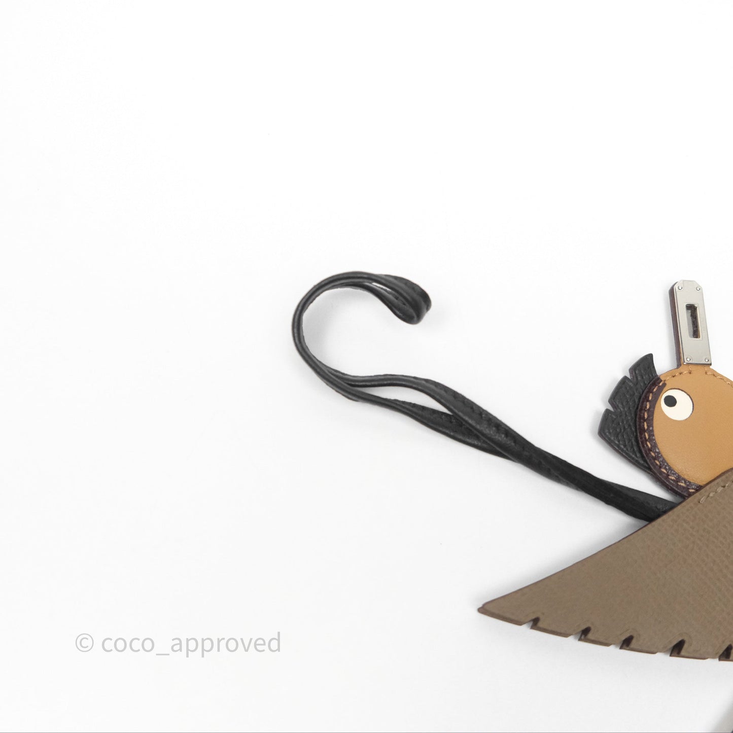 Hermès Birdy Charm Epsom Palladium Hardware