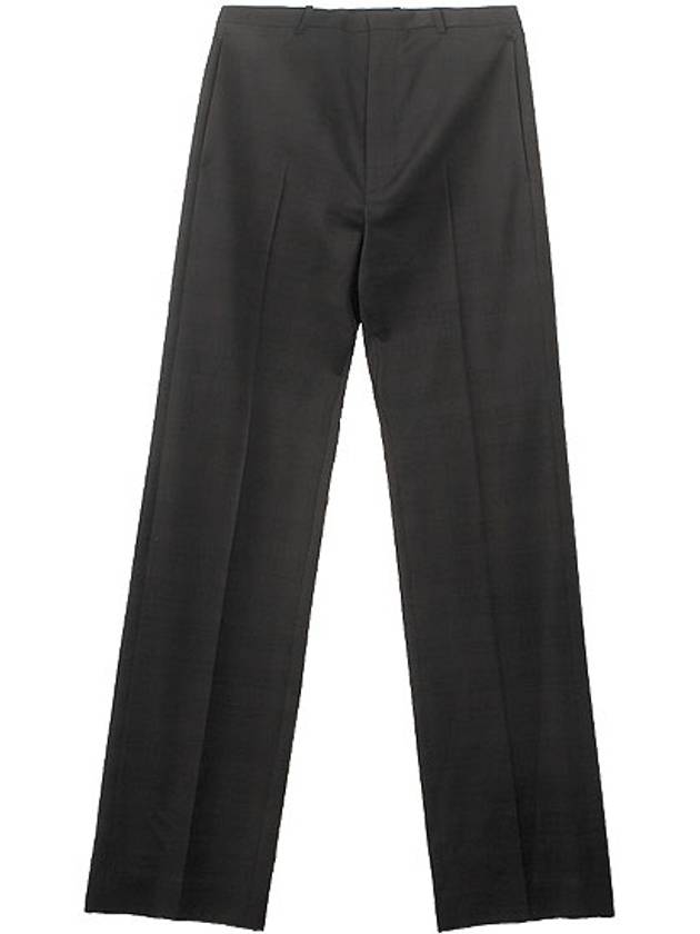 Luxury Balenciaga Checked Straight Pants Navy