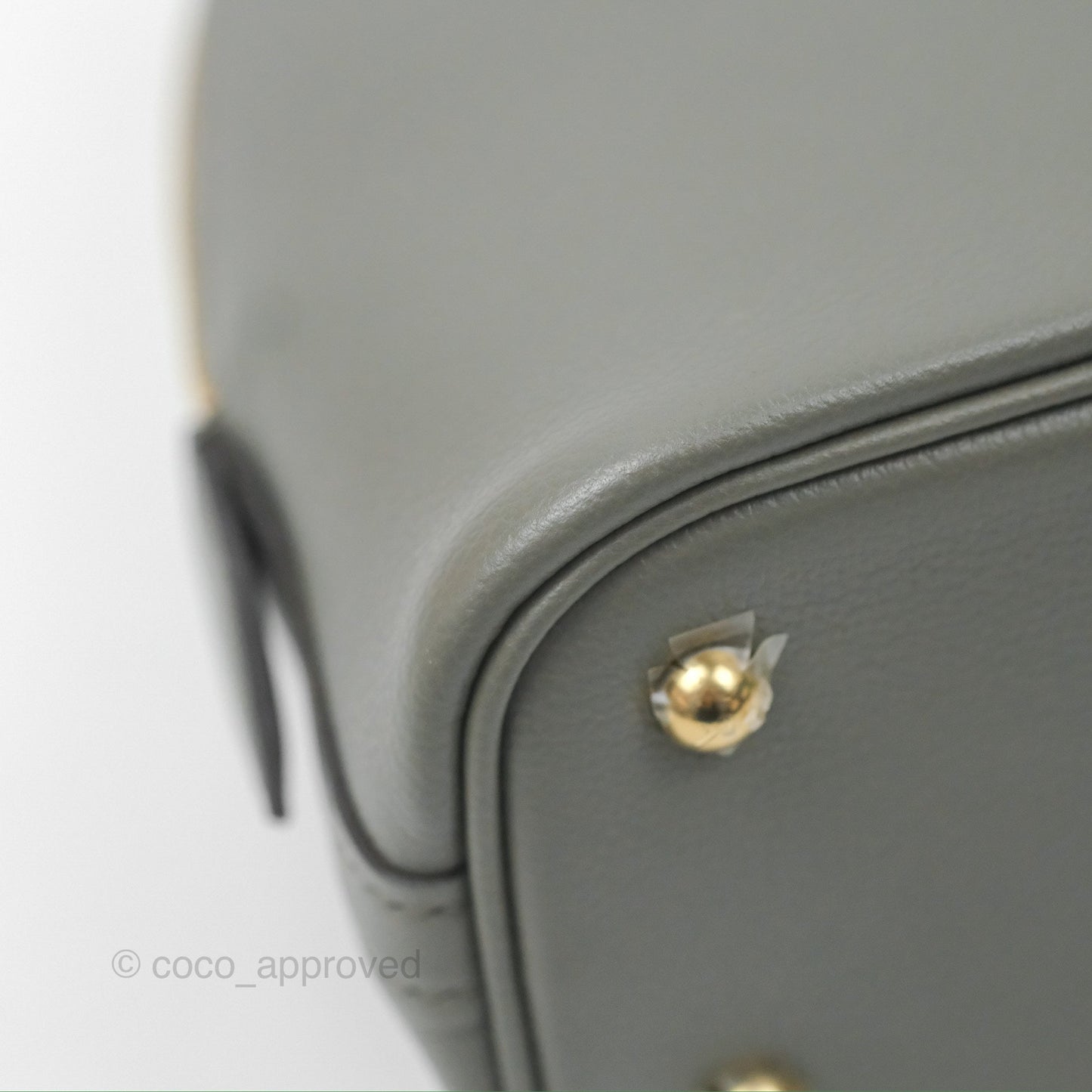 Hermès Bolide 1923 25 Gris Meyer 0L Evercolor Gold Hardware