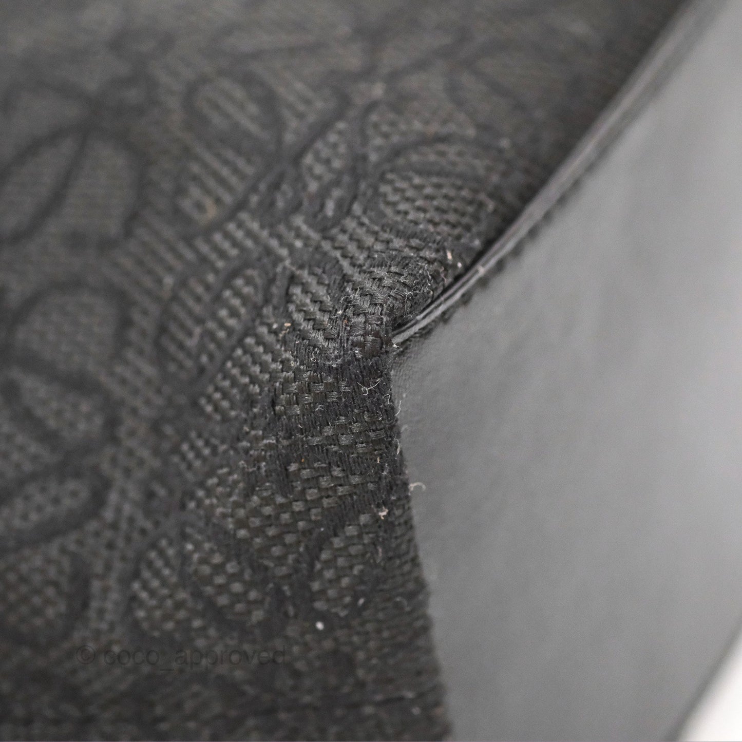Loewe Small Cubi bag in Anagram Jacquard & Calfskin Black