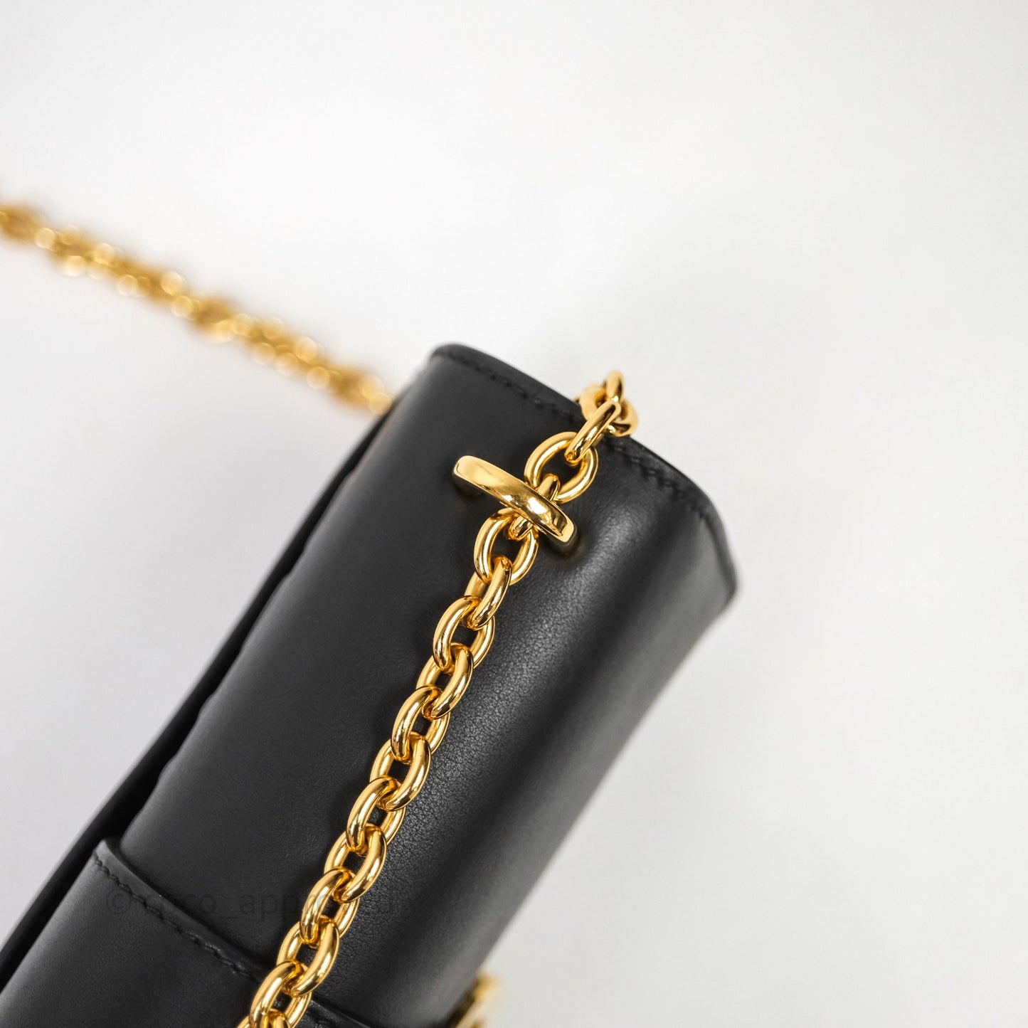Christian Dior 30 Montaigne East-West Chain Bag Black