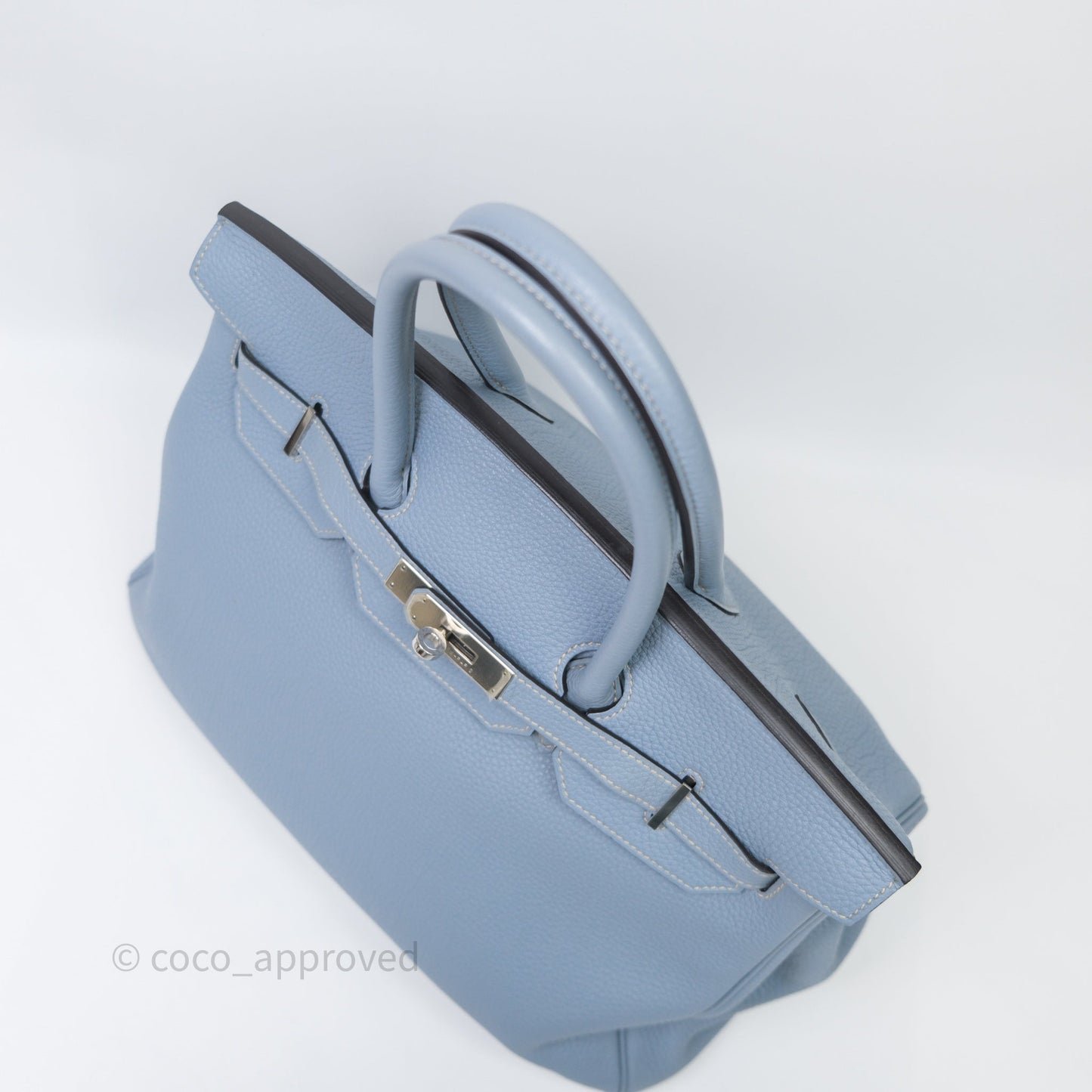 Hermès Birkin 35 Blue Ciel Togo Palladium Hardware
