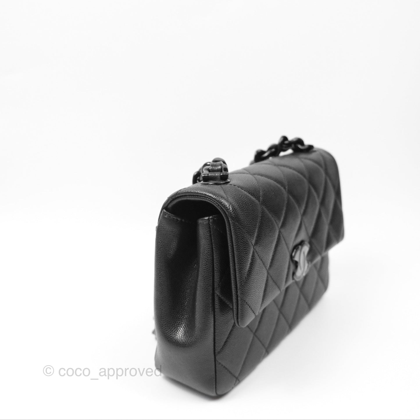 Chanel My Everything Flap Bag So Black Caviar Incognito Hardware