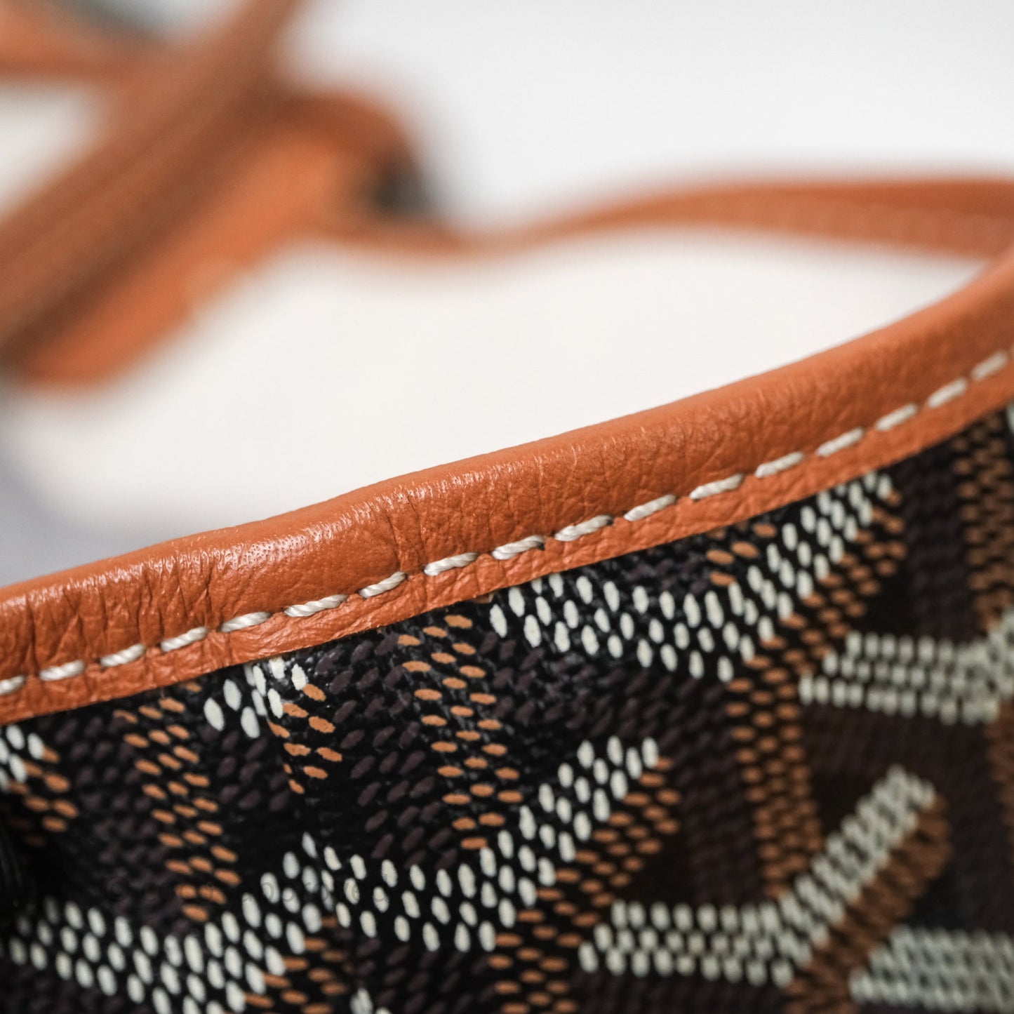 Goyard St Louis Tote GM Tan Black