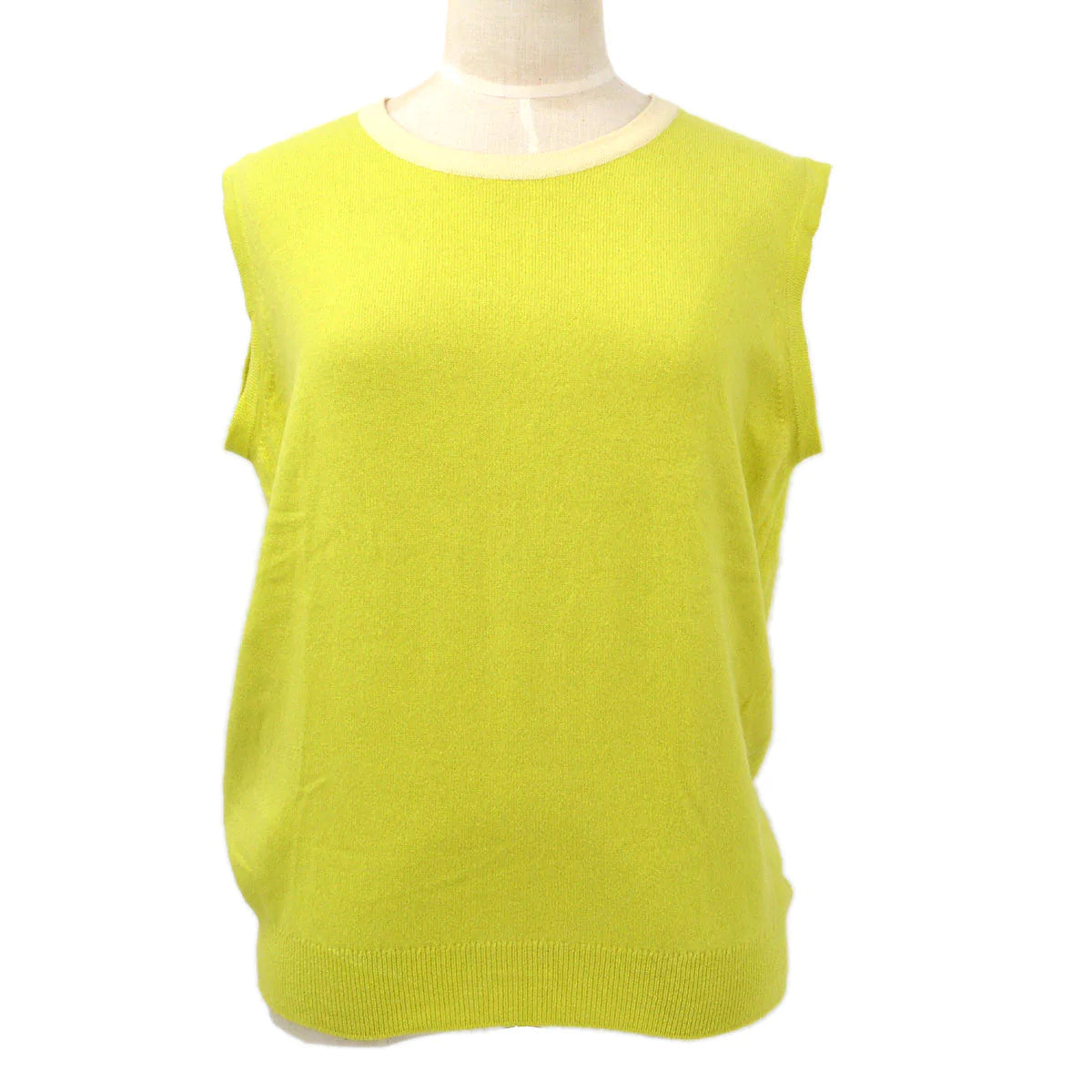 Luxury Chanel 1996 sleeveless cashmere top #44