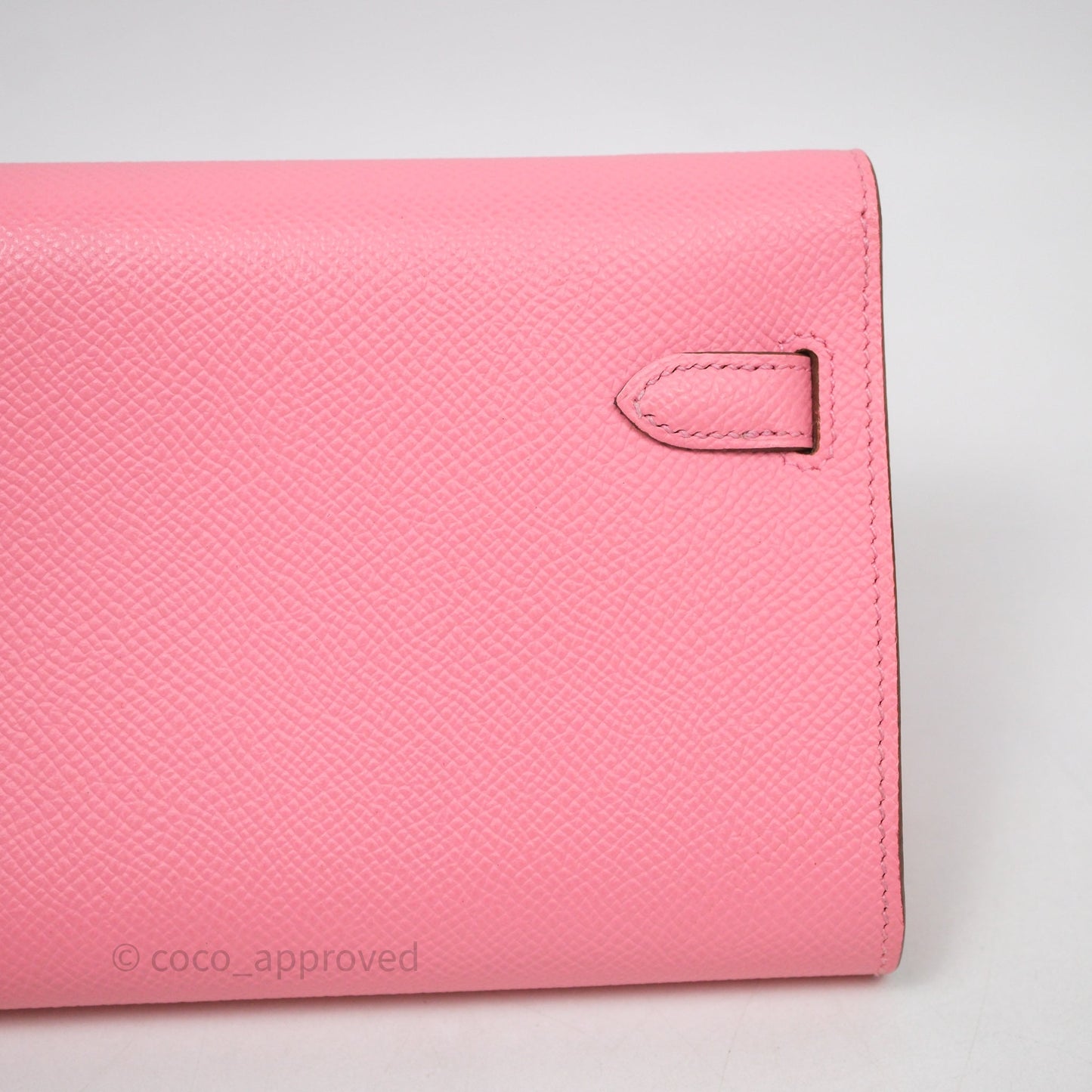 Hermès Kelly To Go Wallet Rose Confetti Epsom Palladium Hardware
