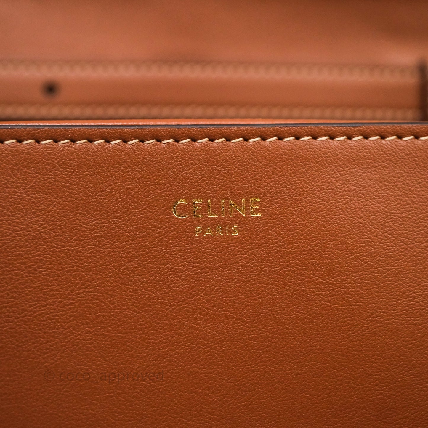 Celine Medium Tabou Tan Smooth Calfskin