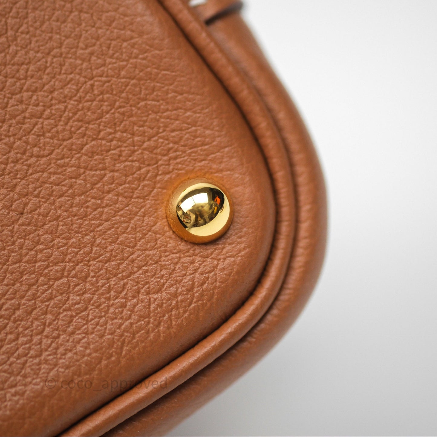 Hermès Bolide Mini 1923 Gold 37 Evercolor Gold Hardware