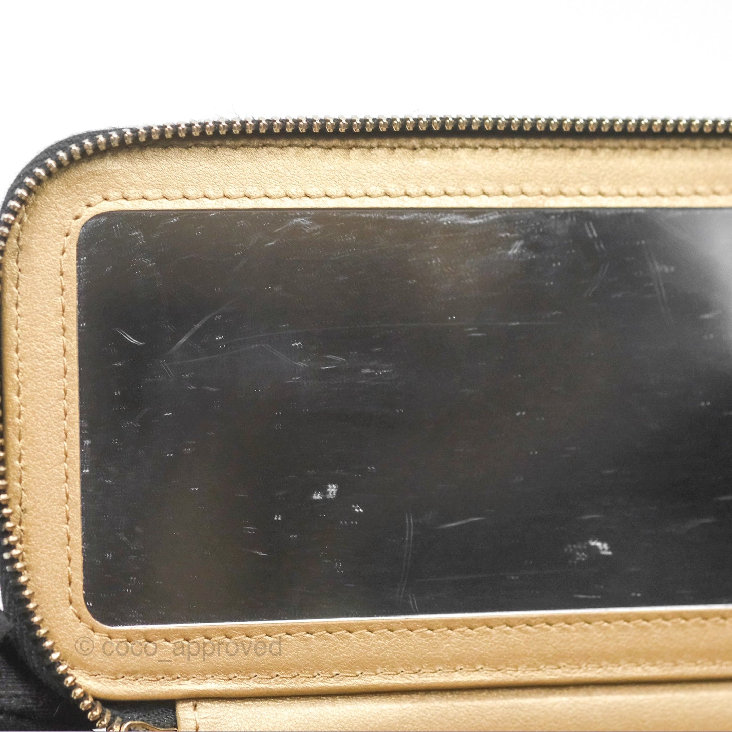 Chanel Ball Crush Vanity with Chain Black Lambskin Gold Hardware