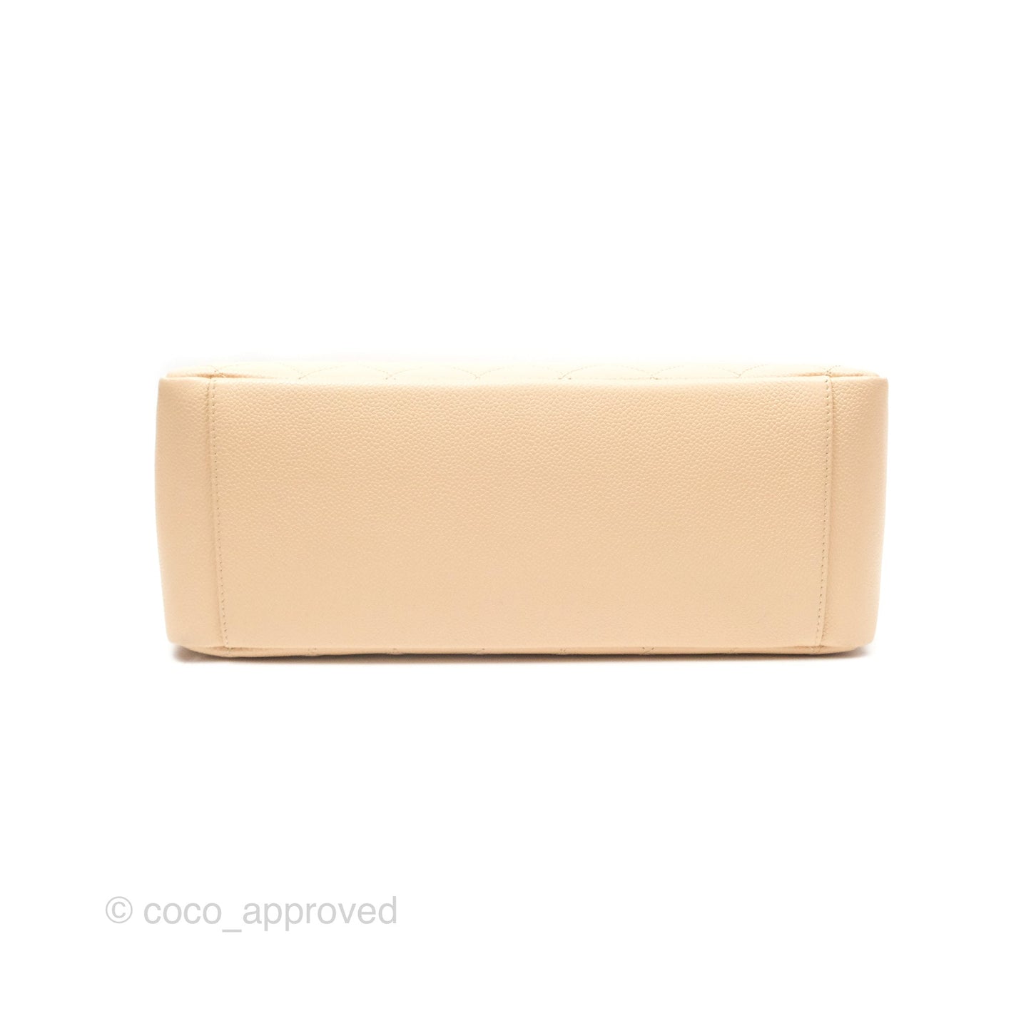 Chanel GST Beige Caviar Silver Hardware