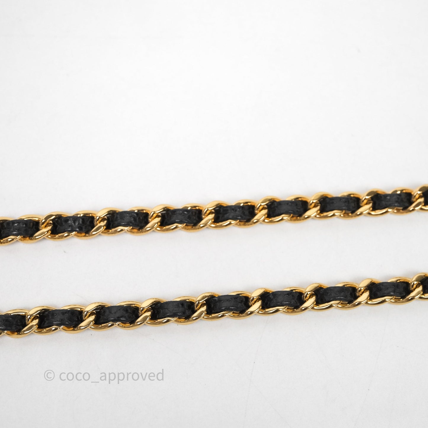 Chanel Classic Wallet On Chain WOC Quilted Black Caviar Gold Hardware