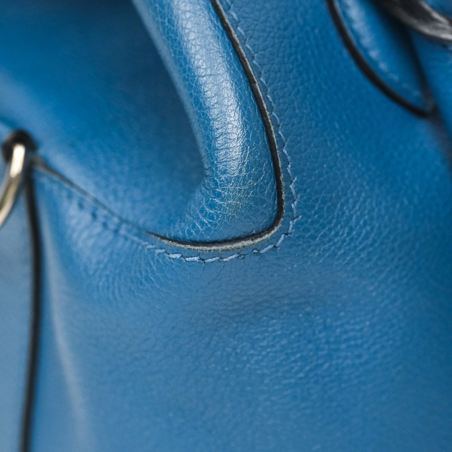 Hermès ToolBox 20 Bleu Cobalt 7C Evercolor Palladium Hardware