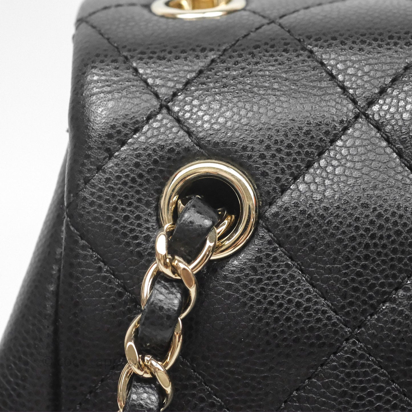 Chanel Small Duma Backpack Caviar Black Gold Hardware