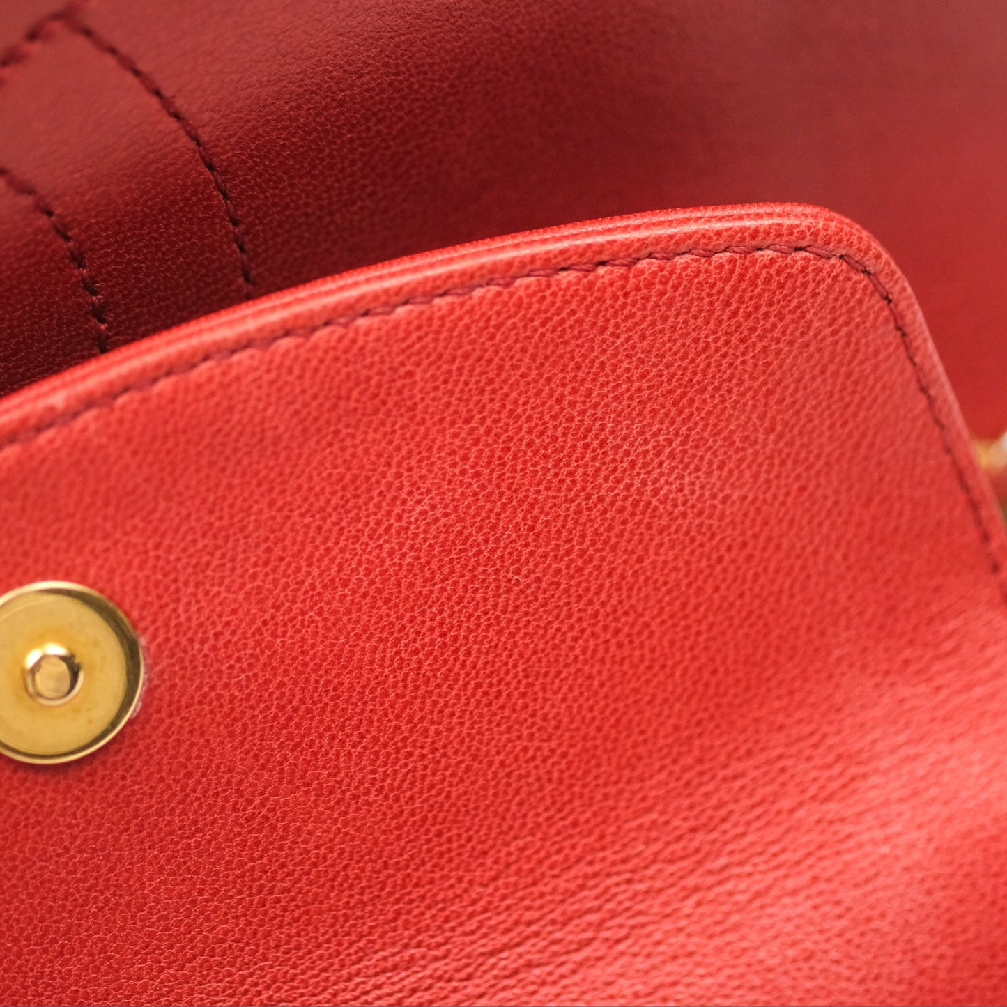 Chanel Diana Reissue Brick Red Gold Hardware