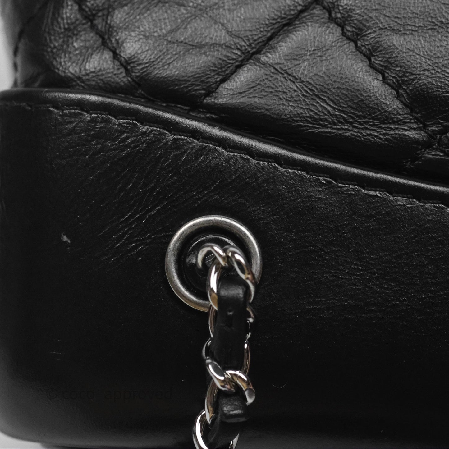Chanel Small Gabrielle Backpack Black Aged Calfskin