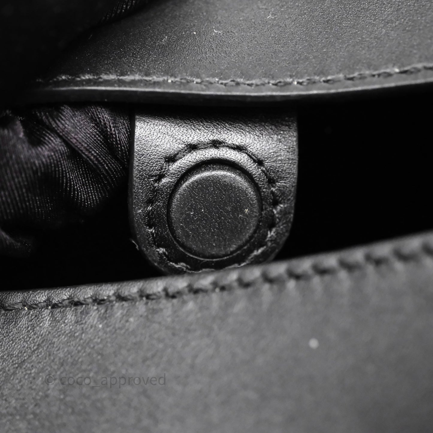Loewe x Howls Calcifer Luna Shoulder Bag In Black Calfskin