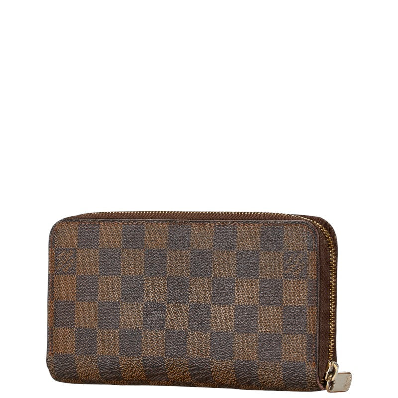 Louis Vuitton Damier Zippy Wallet Brown N41661