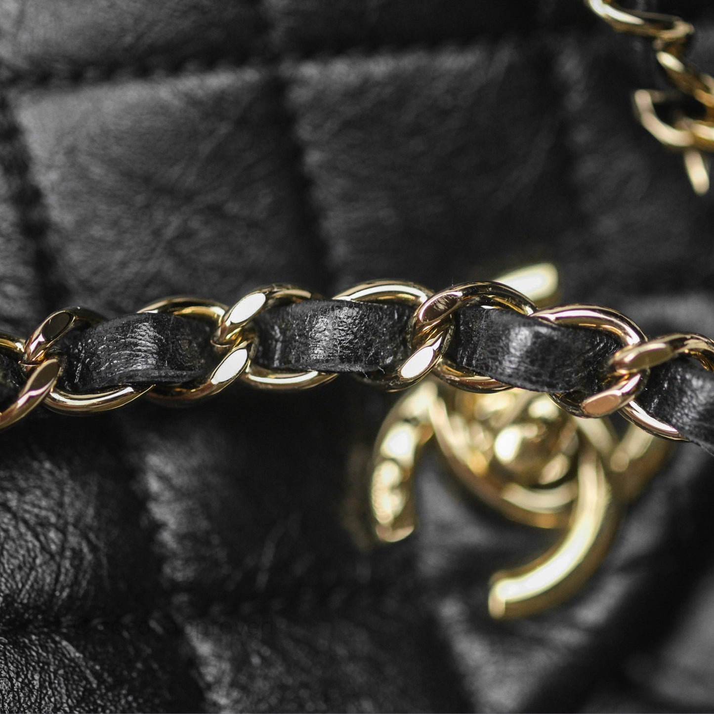 Chanel Quilted Small Duma Drawstring Backpack Black Calfskin Gold Hardware