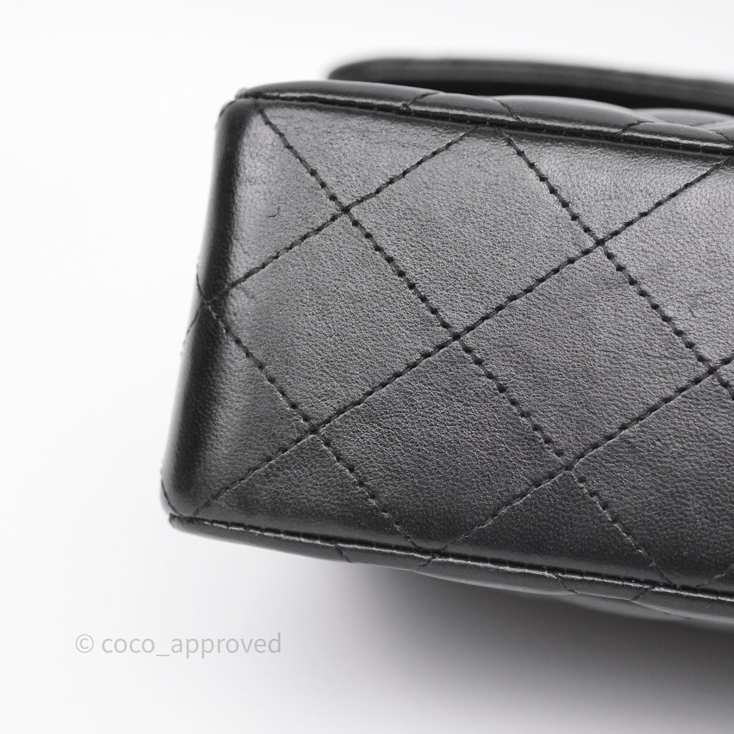 Chanel Small Classic Flap Quilted Black Lambskin Gold Hardware