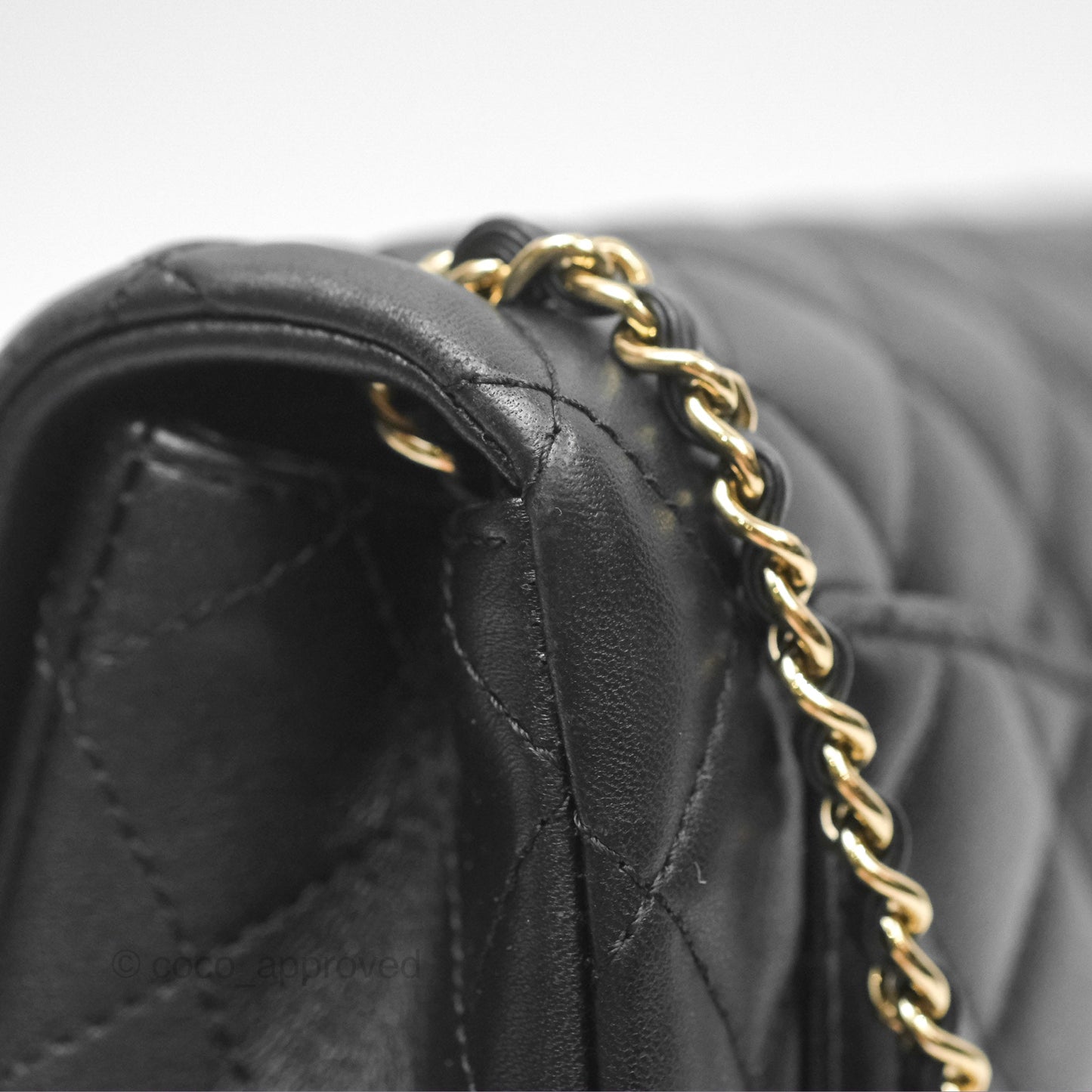Chanel Ball Crush Mini Rectangular Black Lambskin Gold Hardware 23C