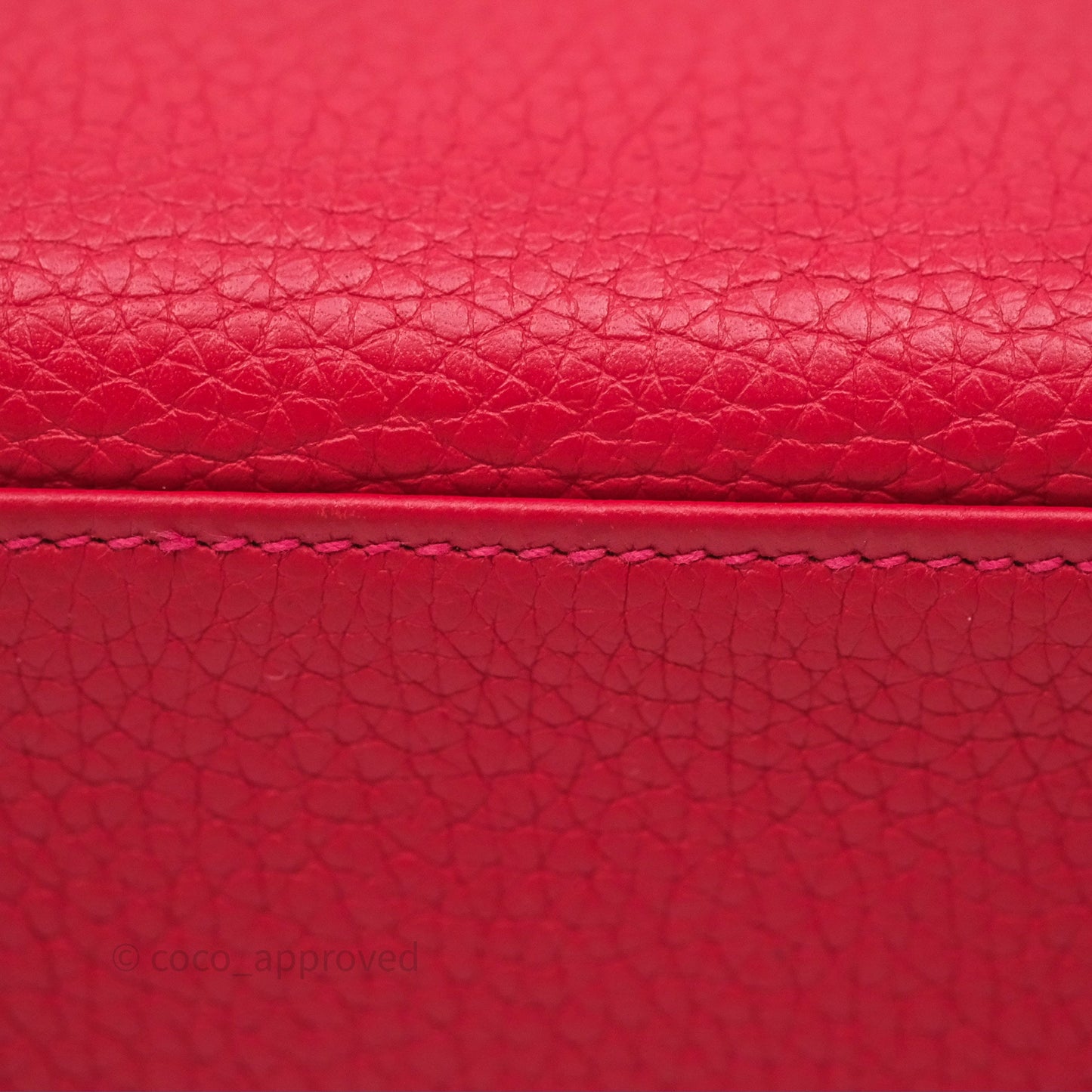 Hermès Kelly Ado Backpack Red Rouge Clemence Palladium Hardware