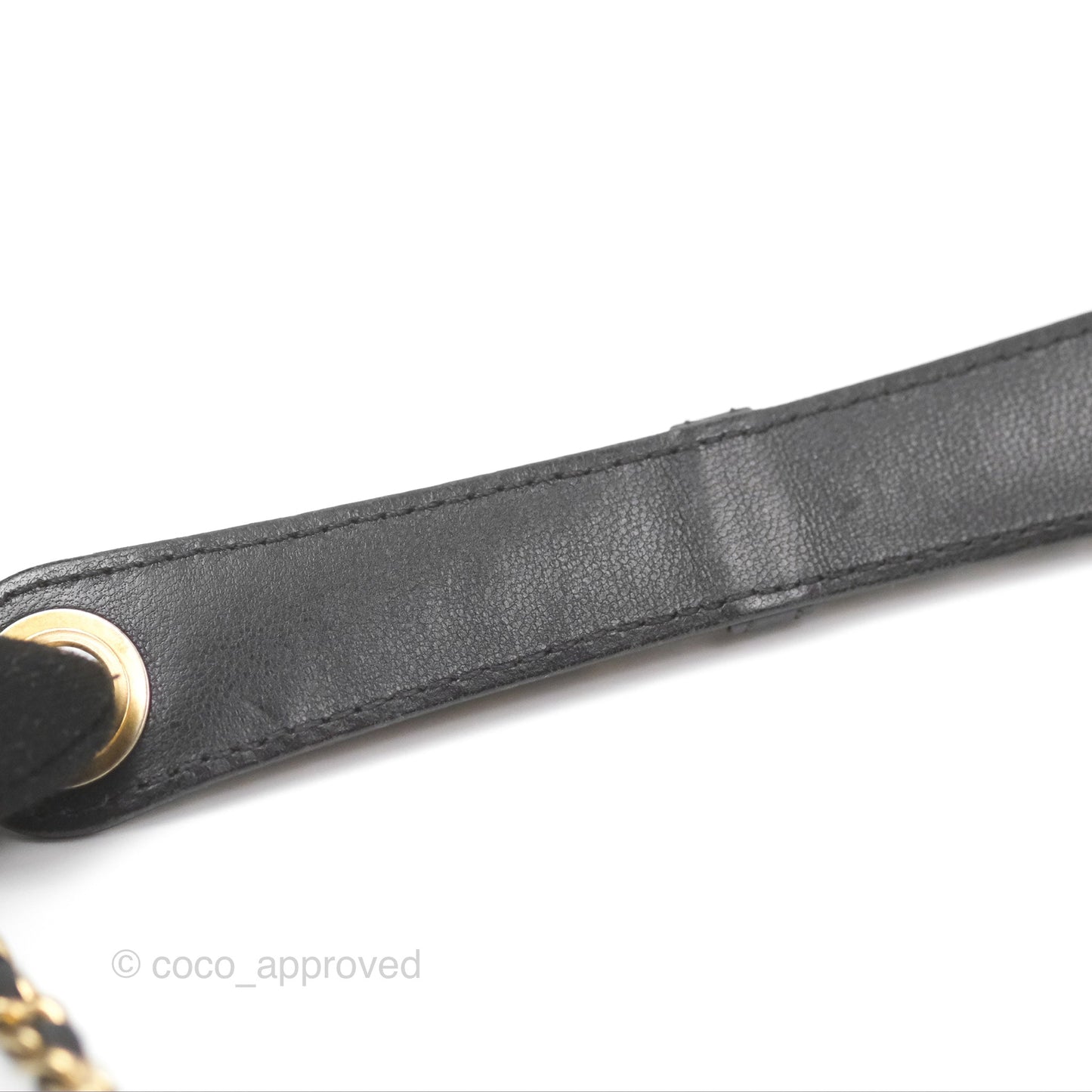 Chanel Small CC Camera Bag Quilted Black Lambskin Gold Hardware