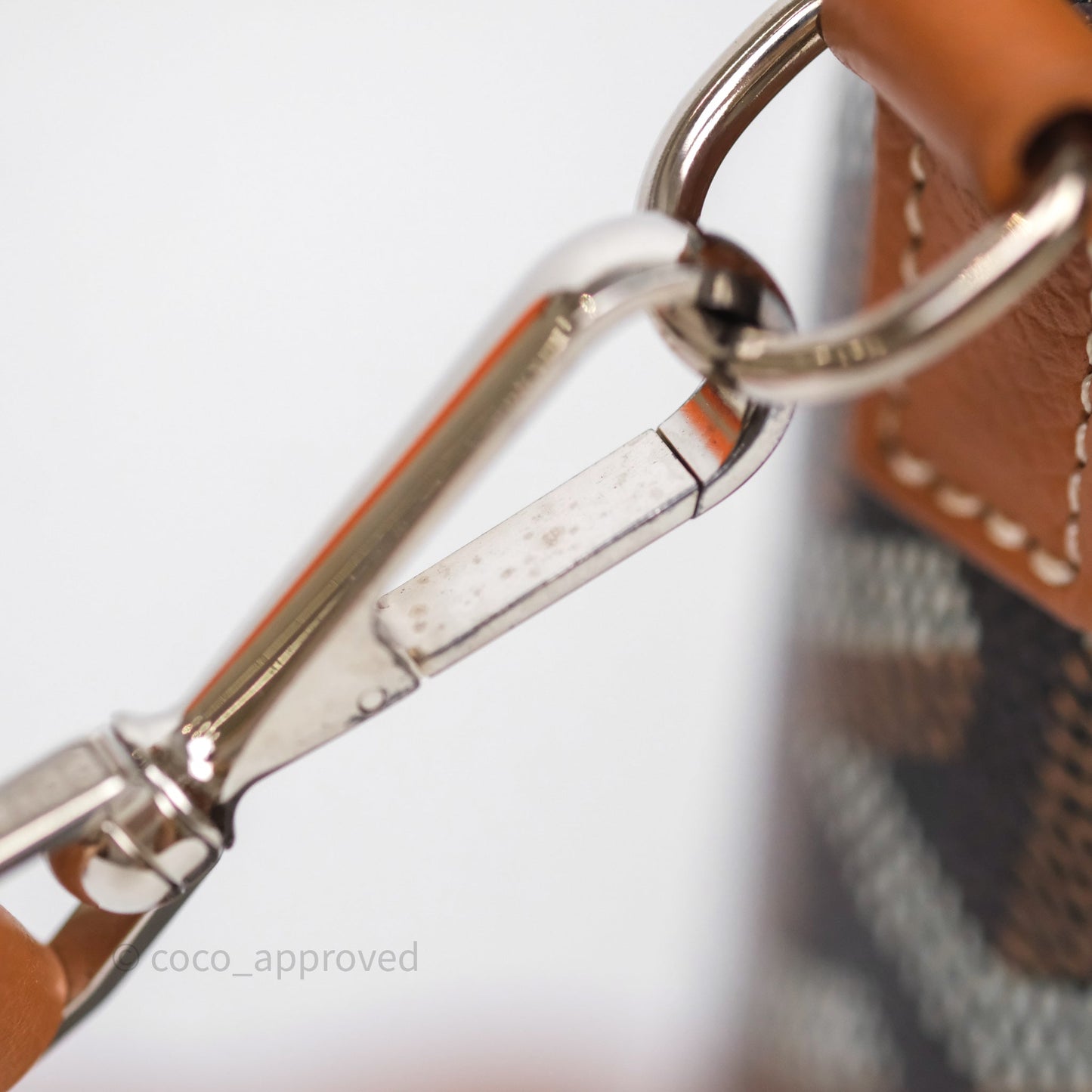 Goyard Mini Alpin Backpack Black/ Tan  Goyardine Calfskin